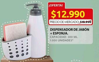Ara Dispensador de jabón + esponja oferta