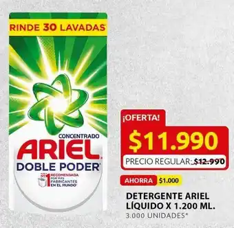 Ara Detergente ariel 1200ml oferta