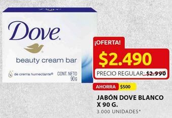 Ara Jabón dove blanco 90g oferta