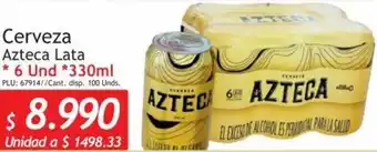Belalcazar Cerveza Azteca Lata 330ml oferta