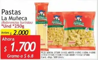 Belalcazar Pastas La Muñeca 250g oferta