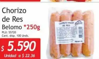 Chorizo de Res Belomo 250g