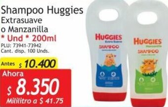 Belalcazar Shampoo Huggies 200ml oferta