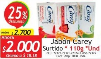 Belalcazar Jabón Carey Surtido 110g oferta