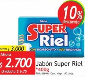 Belalcazar Jabón Super Riel 400g oferta