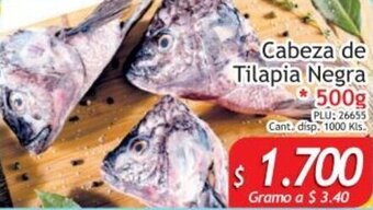 Belalcazar Cabeza de Tilapia Negra 500g oferta