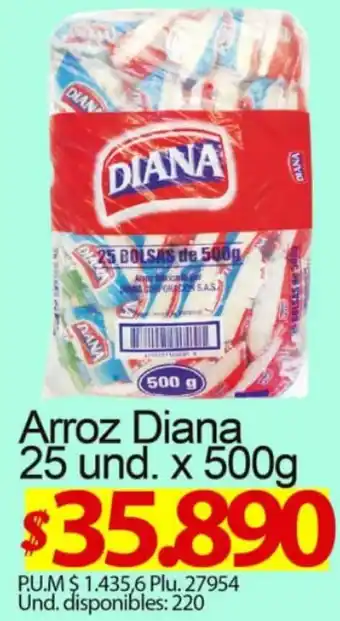 Arroz Diana 25Und x 500g