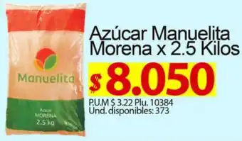 Azúcar Manuelita Morena x 2.5 Kilos