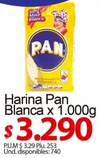 Caribe Supermercados Harina Pan Blanca x 1.000g oferta