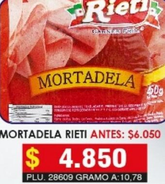 Surtifamiliar Mortadela Rieti oferta