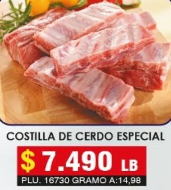 Surtifamiliar Costilla de Cerdo Especial oferta