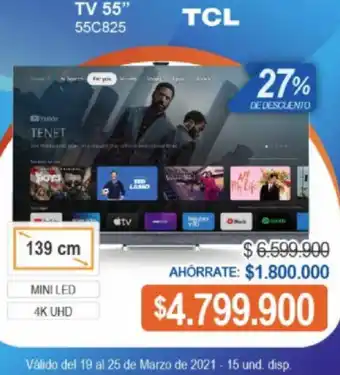 Alkosto TLC TV 55" oferta