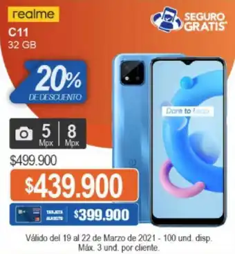 Alkosto Realme C11 32GB oferta
