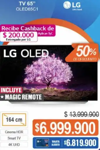 Alkosto LG TV 65" oferta