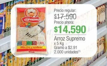 Jumbo Arroz supremo x 5 kg oferta
