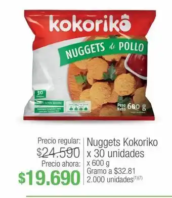 Jumbo Nuggets kokoriko x 30 unidades x 600 g oferta