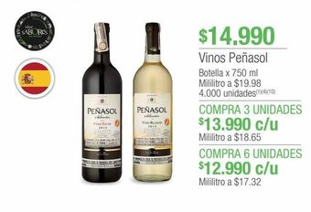 Jumbo Vinos peñasol botella x 750 ml oferta