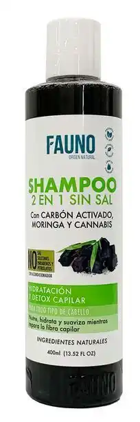 Justo & Bueno Shampoo 2 en 1 carbón 400 ml oferta