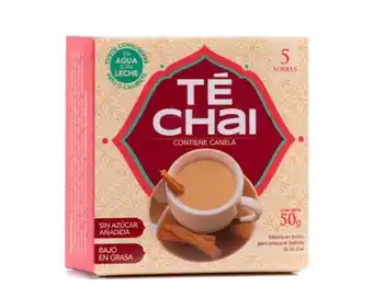 Té chai sin azúcar 5 sobres 50 g