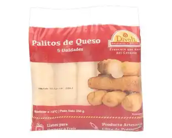 Justo & Bueno Palito de queso 250 g oferta