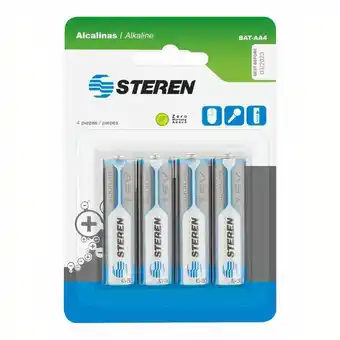 Justo & Bueno Pilas alcalinas steren aa 4 ud oferta
