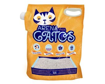 Arena absorbente para gatos 4500 gr