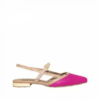 Bon-Bonite Baletas en cuero color frambuesa oferta