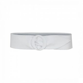 Bon-Bonite Cinturón color blanco puro en cuero napa oferta