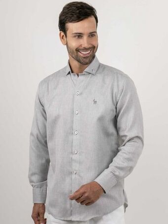 Gino Passcalli Camisa hombre gp efecto lino oferta