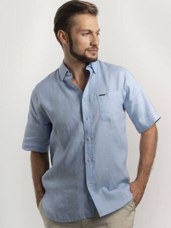 Gino Passcalli Camisa hombre lino oferta