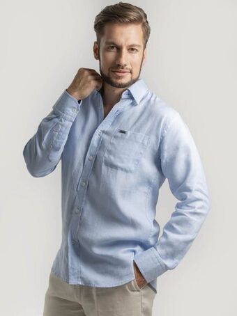 Gino Passcalli Camisa hombre lino oferta