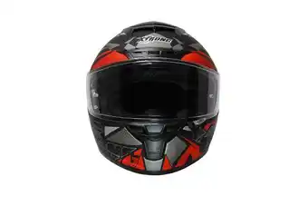 Casco integral 326 negro rojo talla m