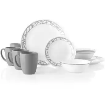 Linio Vajilla corelle classic x 16 piezas marble lines oferta