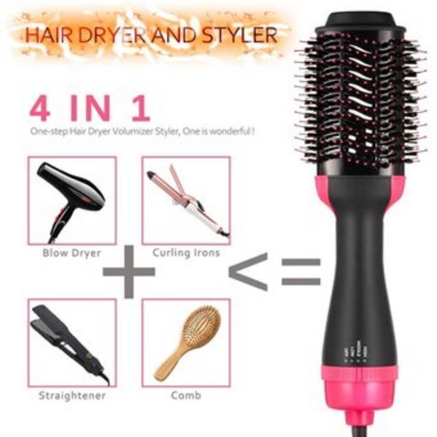Oferta Cepillo secador one step v alisador rizador 3 en 1 multifunción en  Linio