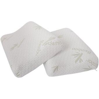 Linio Set x 2 almohada cervical bamboo en memory viscoelastico oferta