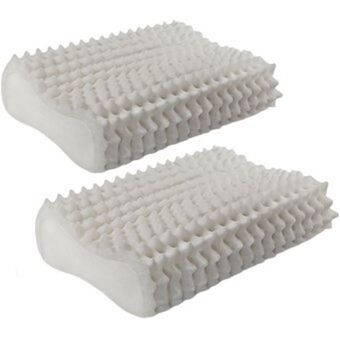 Linio Set x 2 almohada cervical antiestres en memory viscoelastico oferta