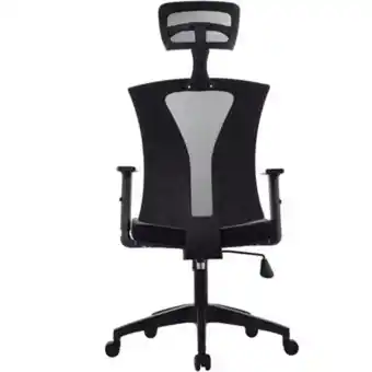 Linio Silla ergonómica niza con cabecero sin soporte lumbar negro oferta