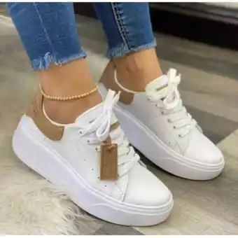 Linio Tenis mujer calzado casual zapatos blancos damas tenis informal de moda oferta