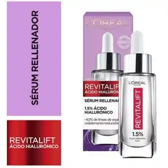 Linio Sérum rellenador revitalift ácido hialurónico x 30 gr oferta