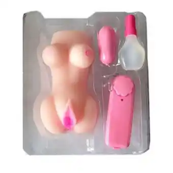 Linio Vagina masturbadora con huevo vibrador oferta