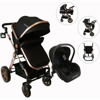 Linio Coche para bebe tipo moisés happy baby alizze negro oferta