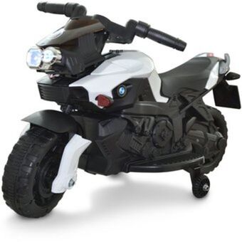 Linio Moto electrica tipo bmw montable recargable ruedas apoyo sonido 3 vel oferta