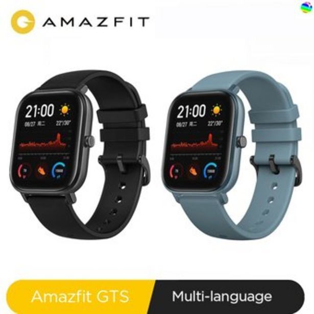 Oferta Xiaomi amazfit gts reloj inteligente gps bluetooth 5.0 smart watch  en Linio