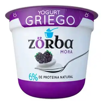 MegaTiendas Yogurt griego zorba mora x 135 g oferta