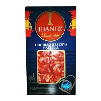 MegaTiendas Chorizo ibañez reserva natural x 80 g oferta