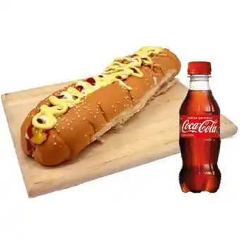 MegaTiendas Combo perro caliente + coca cola x 250 ml oferta
