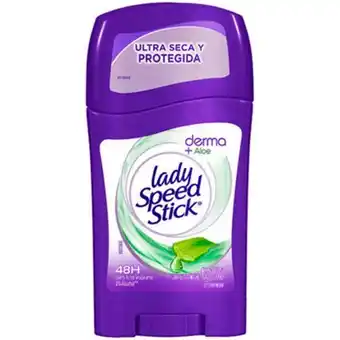 MegaTiendas Desodorante en barra lady speed stick derma aloe x 45 g oferta