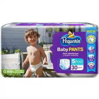 MegaTiendas Pañal pequeñín baby pants etapa 5 x 30 unds oferta