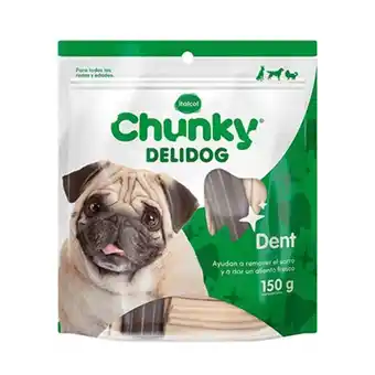 Alimento chunky delidog dent snack x 150 g