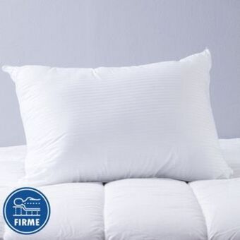 Brissa Almohada en tela 300 hilos espuma lineas 0,5 cm blanco oferta